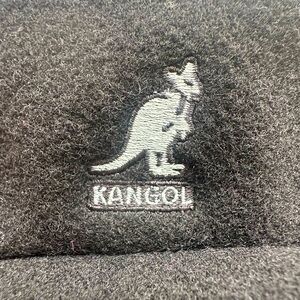 Kangol Vintage Wool Black Newsboy Cap